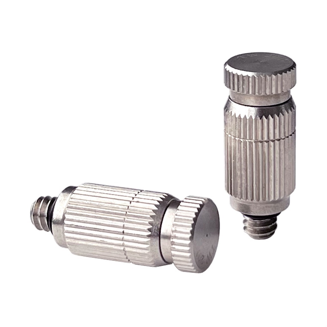 SS stainless steel mist nozzle BLD with 3/16unc, 10/24unc thread anti-drip removable & cleanable high pressure fine fog spray — изображение 2