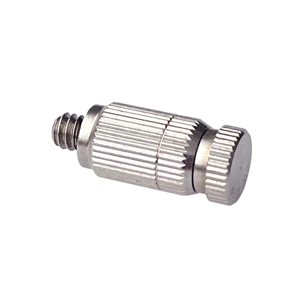 SS stainless steel mist nozzle BLD with 3/16unc, 10/24unc thread anti-drip removable & cleanable high pressure fine fog spray — изображение 4