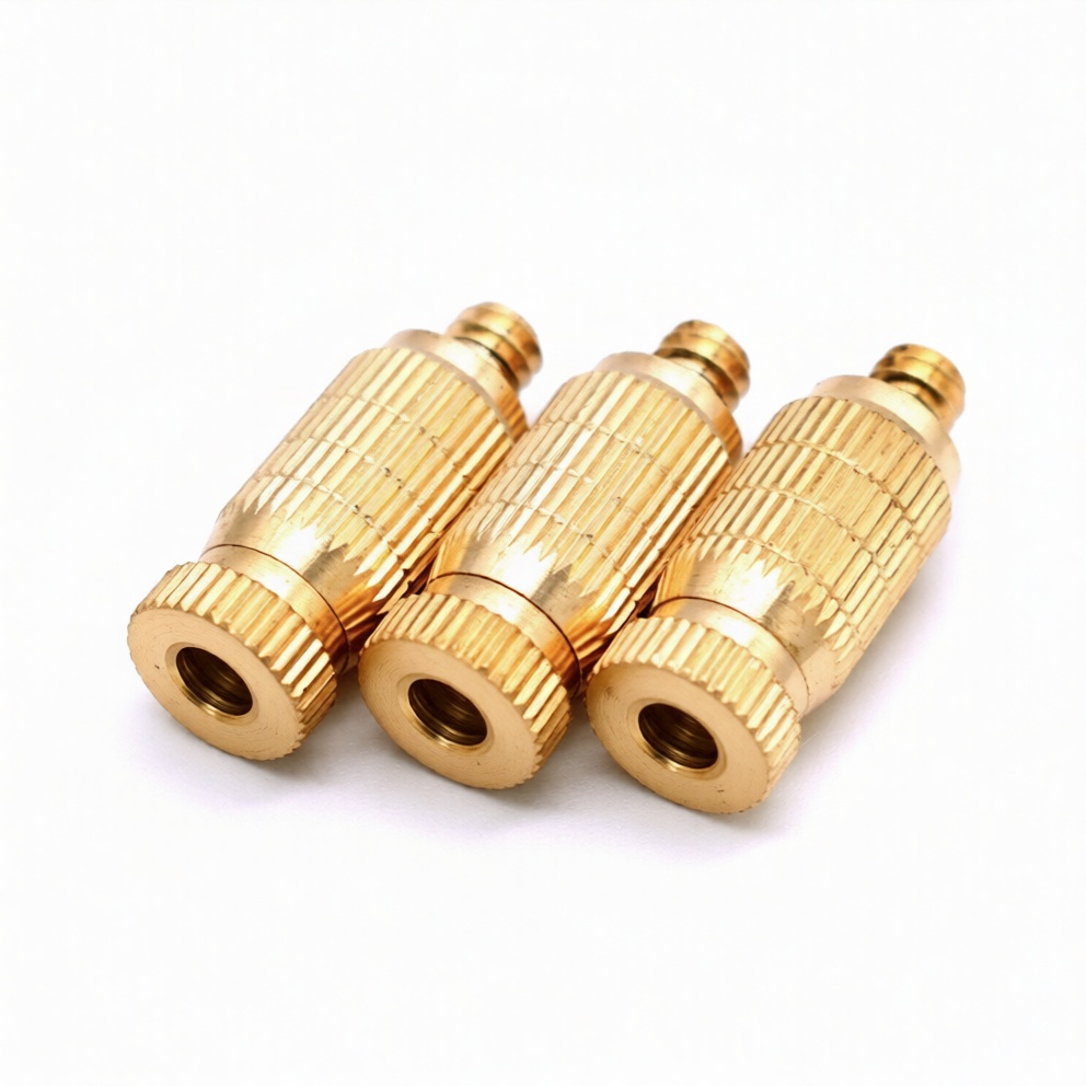 Brass mist spray ALD anti-drip removable & cleanable design low pressure or high pressure micro humidification fog nozzle — изображение 4