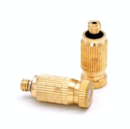 Brass mist spray ALD anti-drip removable & cleanable design low pressure or high pressure micro humidification fog nozzle — изображение 2