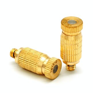 Brass mist spray ALD anti-drip removable & cleanable design low pressure or high pressure micro humidification fog nozzle