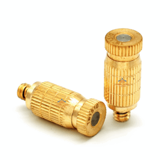 Brass mist spray ALD anti-drip removable & cleanable design low pressure or high pressure micro humidification fog nozzle