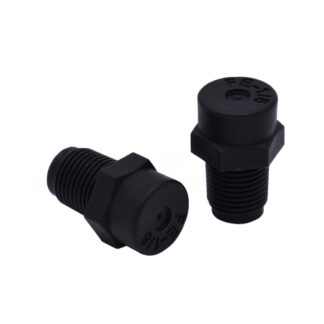 FE 1/8 plastic KW micro sprayer NPT/BSPT 0.25mm, 0.4mm anti-drip full cone mist fog spray nozzle