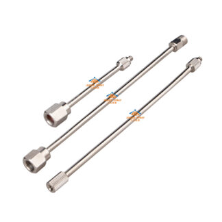 Flexible nozzle extension 3/16unc, 10/24unc, 1/8 inch tube/pipe SS/stainless steel/Brass plated mist/fog system