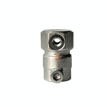 3/8" Screw fixed tube connect 9.52mm detachable and reusable cross Tee straight line elbow brass plated high pressure mist cooling system fitting connectors joint — изображение 5