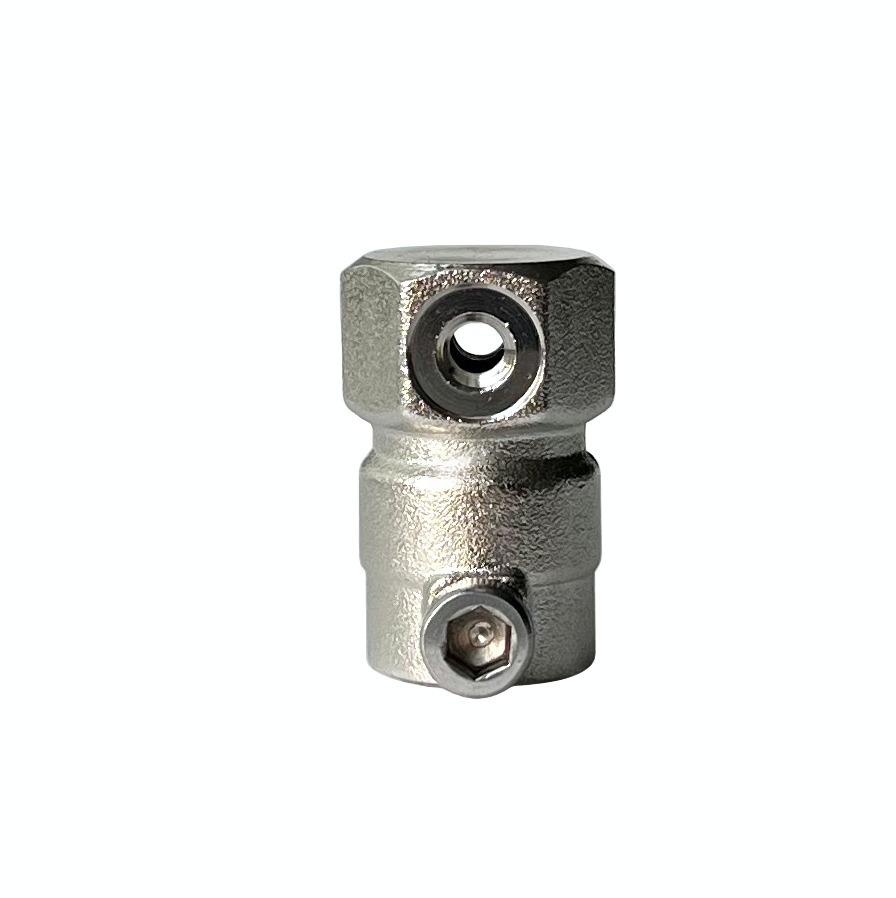 3/8" Screw fixed tube connect 9.52mm detachable and reusable cross Tee straight line elbow brass plated high pressure mist cooling system fitting connectors joint — изображение 5