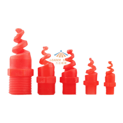 Plastic PP spiral 1/4", 3/8", 3/4", 1", 1-1/2", 2", 3" 60 degree, 90 degree, 120 degree cooling tower hhsj SPJT water jet full cone spray nozzle — изображение 5
