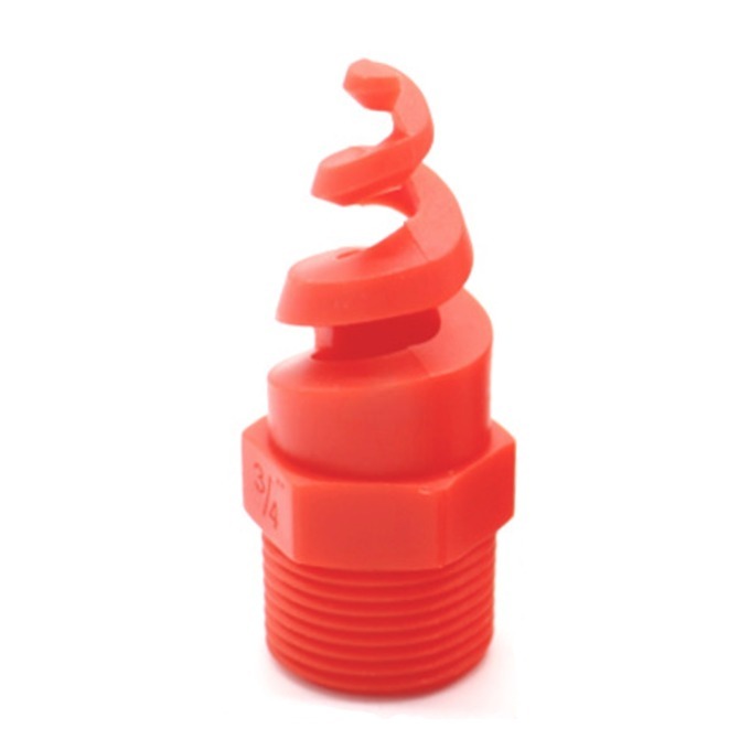 Plastic PP spiral 1/4", 3/8", 3/4", 1", 1-1/2", 2", 3" 60 degree, 90 degree, 120 degree cooling tower hhsj SPJT water jet full cone spray nozzle — изображение 4