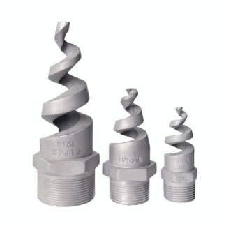 Sand blasting stainless steel flue gas removal cooling tower system spiral full cone nozzle