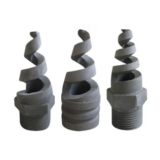 Silicon carbide spiral spray pottery and porcelain strong acid and alkali resistance, high temperature resistance dust removal control spjt full jet cone nozzle