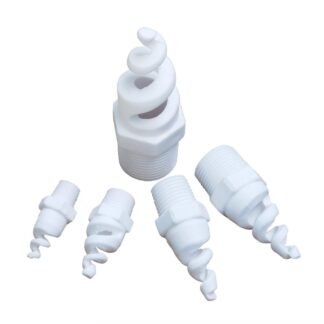 Ceramic spiral spray pottery and porcelain strong acid and alkali resistance, high temperature resistance cooling tower spjt full jet cone nozzle
