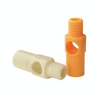 1/8(1/4) inch M003 PP Orange grey color plastic mini tank liquid venturi mixing eductor spray nozzle