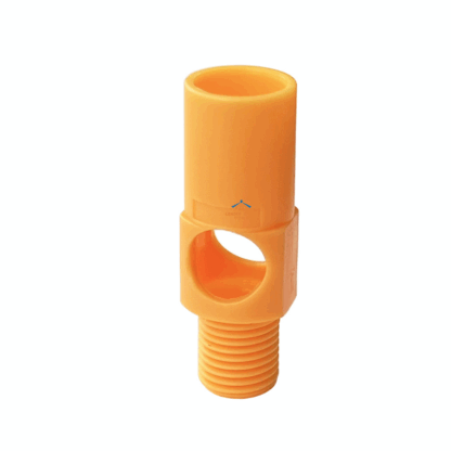1/8(1/4) inch M003 PP Orange grey color plastic mini tank liquid venturi mixing eductor spray nozzle — изображение 6