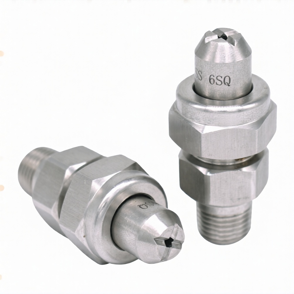 Square solid cone spray stainless steel/Brass removable dust removal cooling cleaning full solid jet nozzle — изображение 6