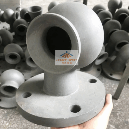 Silicon carbide spray 2",3",4",6" inch very large flow rate vortex flanged/thread connection AASE hollow cone nozzle — изображение 5