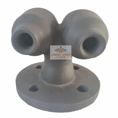 Silicon carbide spray 2",3",4",6" inch very large flow rate vortex flanged/thread connection AASE hollow cone nozzle — изображение 3