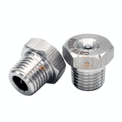 Short type stainless steel/brass wide angle/standard angle full cone wash/cleaning nozzle — изображение 3