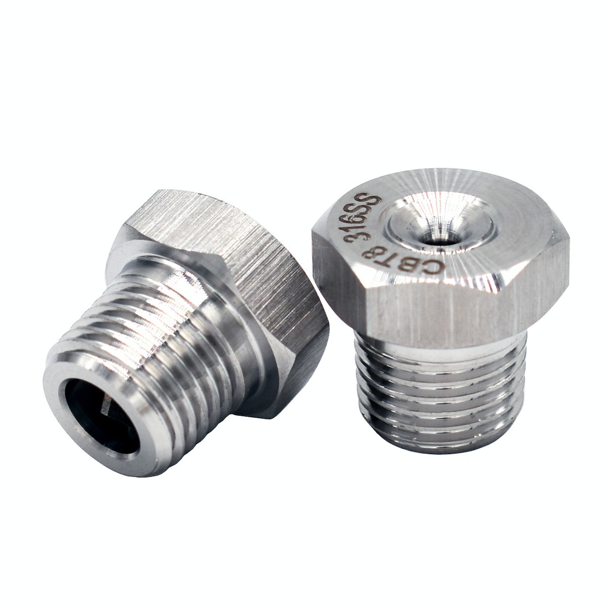 Short type stainless steel/brass wide angle/standard angle full cone wash/cleaning nozzle — изображение 3