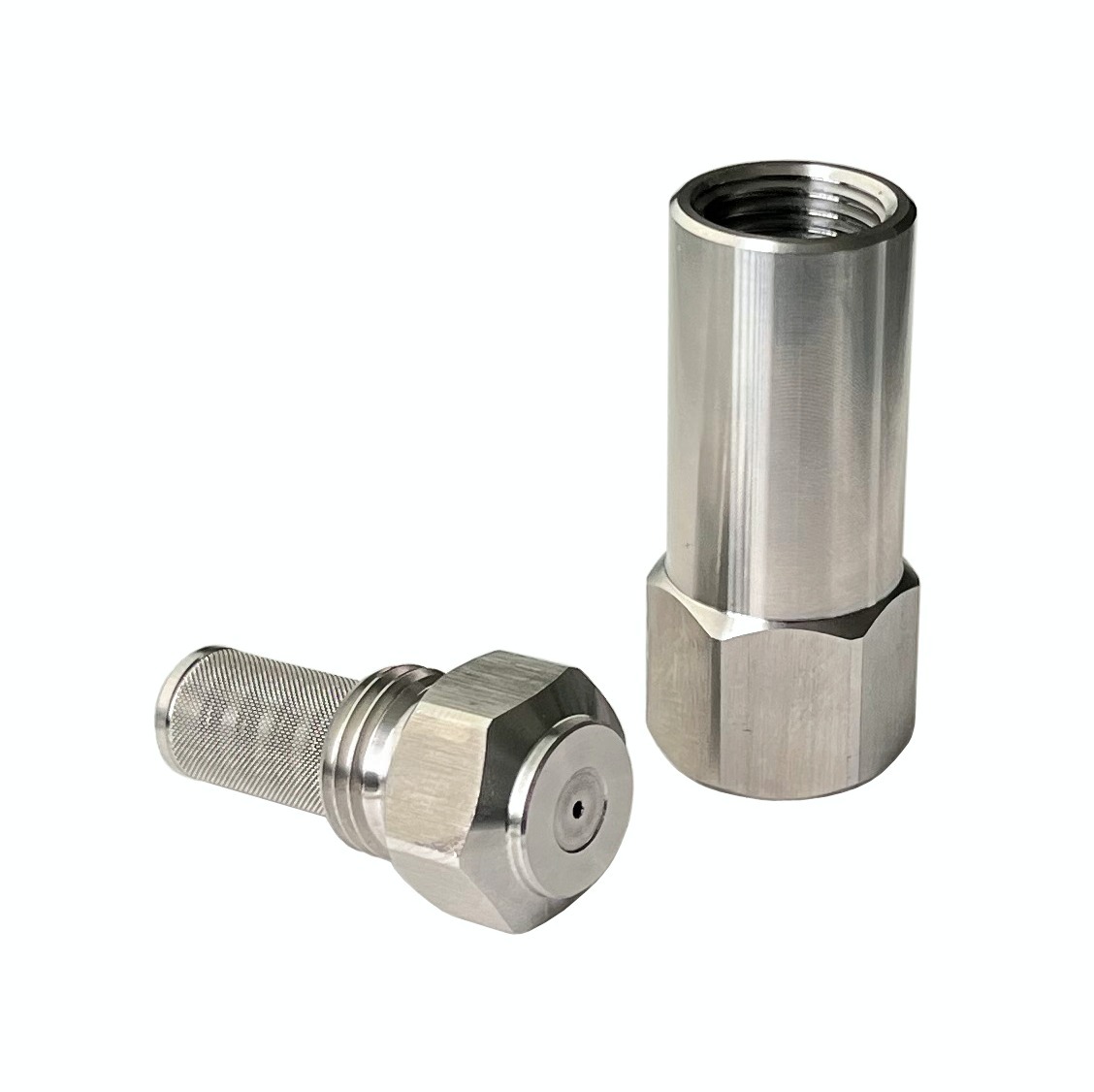 AAZ integral strainer hydraulic without compressor air 1/4" male or female hollow cone round mist spraying nozzle — изображение 3