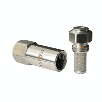 AAZ integral strainer hydraulic without compressor air 1/4" male or female hollow cone round mist spraying nozzle — изображение 4