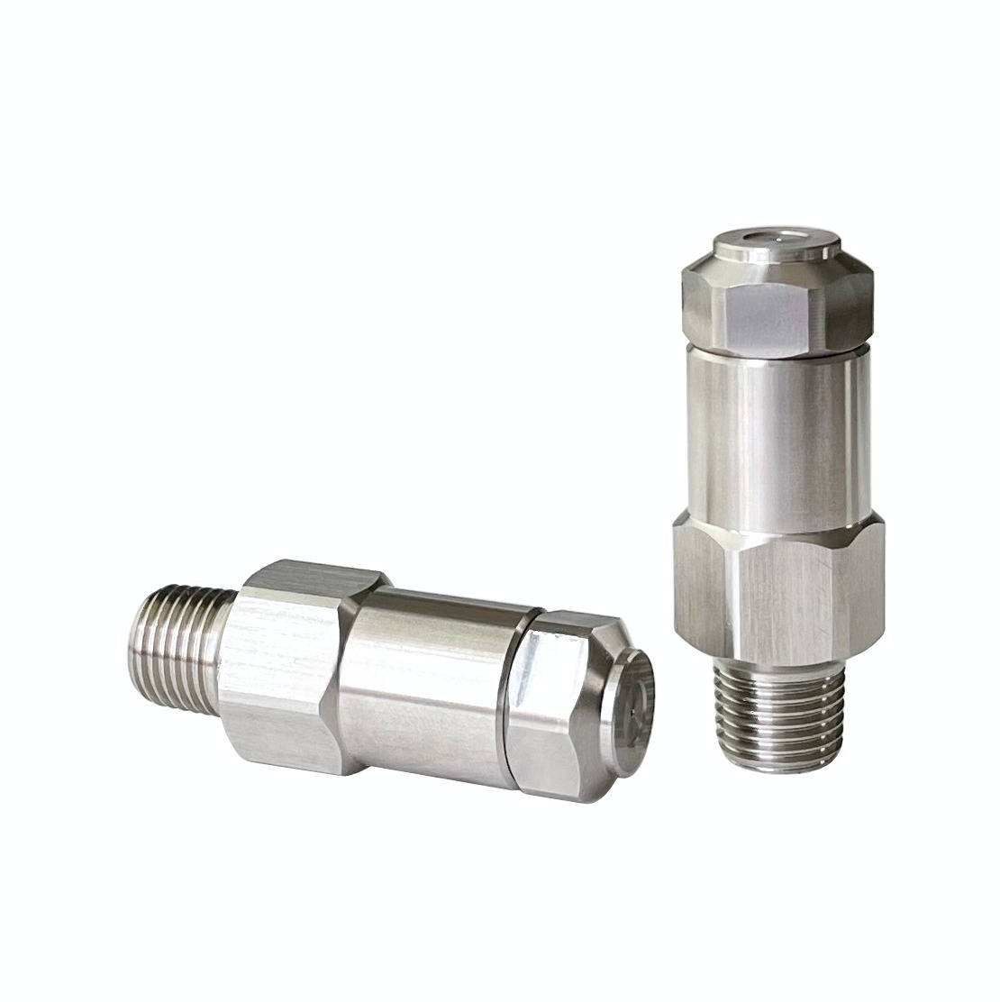AAZ integral strainer hydraulic without compressor air 1/4" male or female hollow cone round mist spraying nozzle