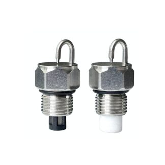 1/8" ruby mist pin type impact 90 degree spray PJ stainless steel SS or PP cotton strainer filter high pressure micro cooling fog nozzle