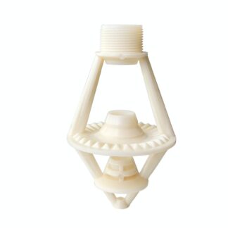 ABS plastic Cooling tower white sprinkler water distributor three splash flower basket hollow cone spray jet nozzle