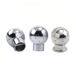 Fixed sanitary wash ball 304SS/316SS spray water nozzle for washing cleaning tank reactor and vessel