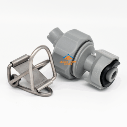 27988 Adjustable ball connector plastic universal full cone/flat fan spraying nozzle — изображение 5