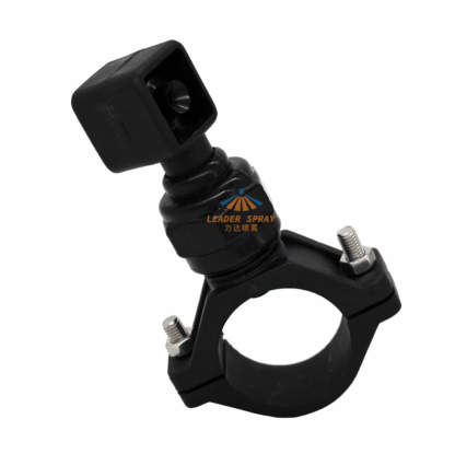 3/4, 1 inch PP black plastic split-hole snap-on water full clamp/clip screw with flat fan/full cone/hollow cone spraying nozzle heads — изображение 5