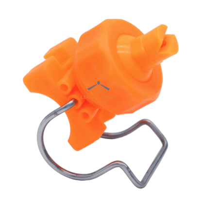 Plastic PP adjustable ball flat fan painting powder spraying 6510/8010 double single jet clamp/clip nozzle — изображение 2