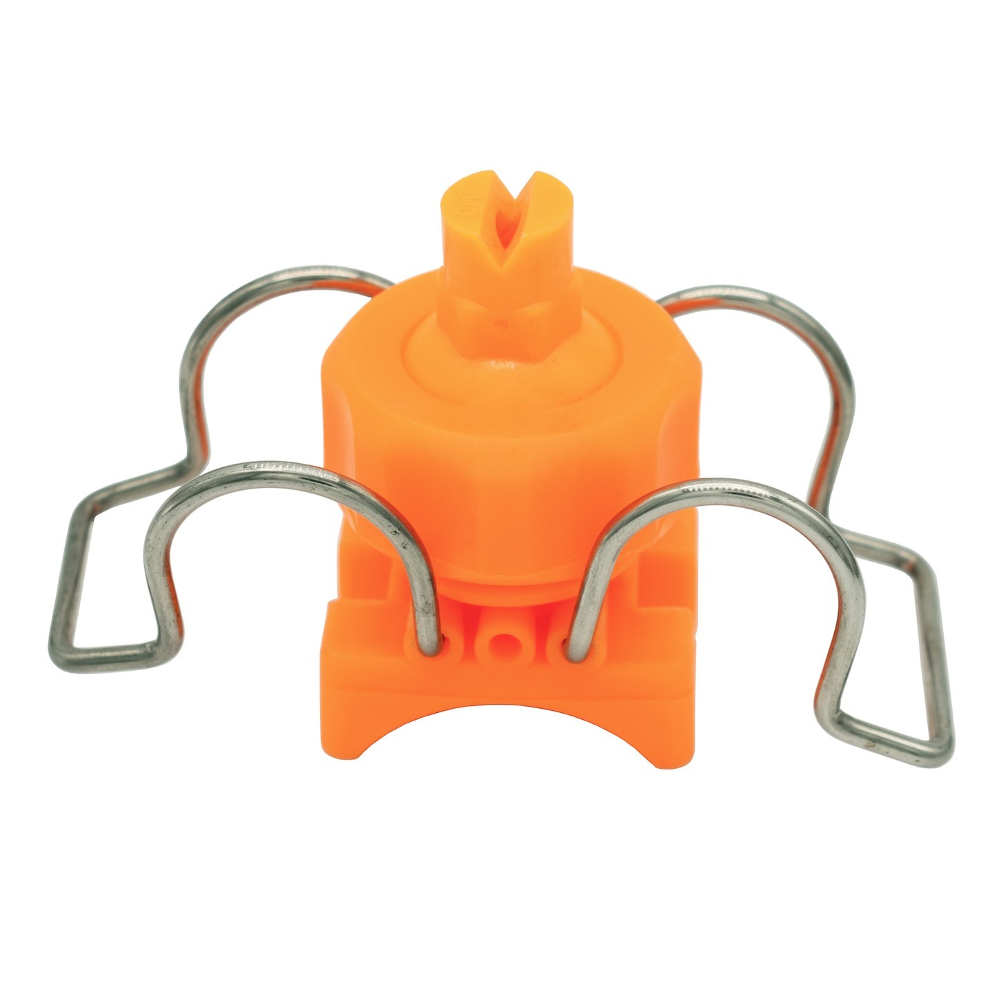 Plastic PP adjustable ball flat fan painting powder spraying 6510/8010 double single jet clamp/clip nozzle — изображение 3