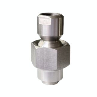 New condition swivel joint, stainless steel weld body universal internal thread ball head spray nozzle connector