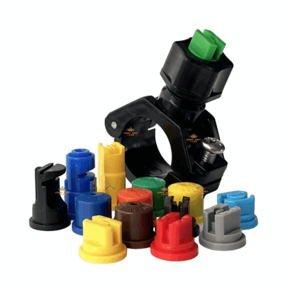 1/2" 3/4 inch Plastic/PP clamp quick release and removable strainer/filter hollow cone/full cone flat fan spray nozzle — изображение 2