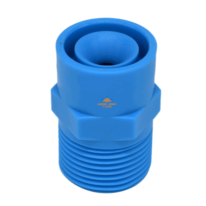 1/2, 3/4, 1 inch Blue plastic/PP full cone water spray cooling mist eliminator dust remove nozzle — изображение 2