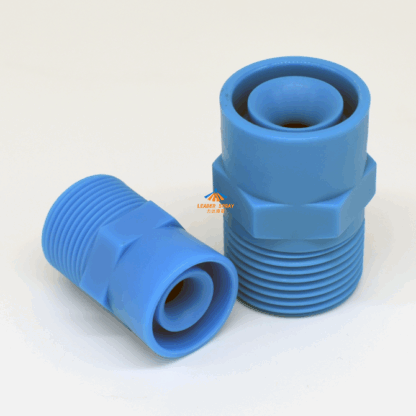 1/2, 3/4, 1 inch Blue plastic/PP full cone water spray cooling mist eliminator dust remove nozzle — изображение 3