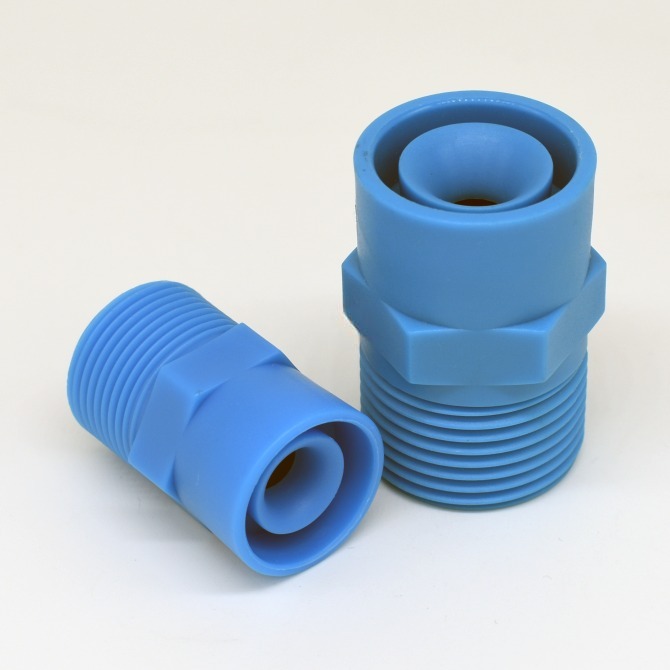 1/2, 3/4, 1 inch Blue plastic/PP full cone water spray cooling mist eliminator dust remove nozzle — изображение 3