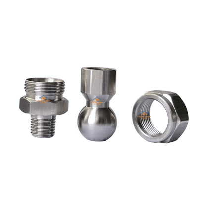 Stainless steel 1/8"x1/8", 1/4"x1/4", 1/8"x1/4" universal adjustable ball internal spray nozzle swivel joint connector — изображение 6