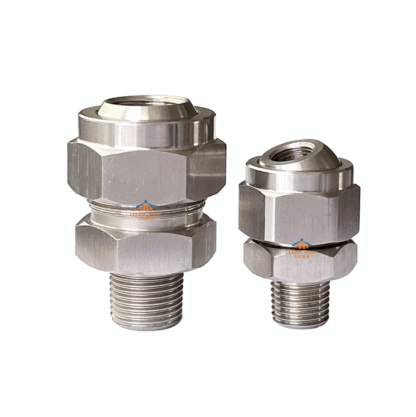 155SS Swivel joint, stainless steel brass Adjustable ball nozzle connector/joint removable adapter — изображение 5