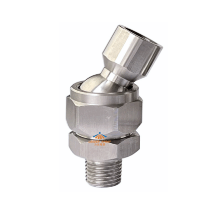 Stainless steel 1/8"x1/8", 1/4"x1/4", 1/8"x1/4" universal adjustable ball internal spray nozzle swivel joint connector — изображение 3
