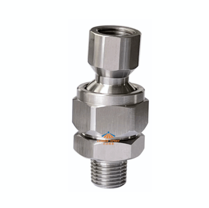 Stainless steel 1/8"x1/8", 1/4"x1/4", 1/8"x1/4" universal adjustable ball internal spray nozzle swivel joint connector — изображение 5