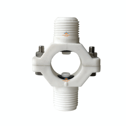 Two/double spray heads extension elbow removable 3/4", 1" clamp/clip PP cooling tower hollow cone spray nozzle — изображение 8