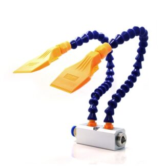 PCB Drying Wind jet air spray nozzle suit with universal coolant tube aluminum alloy base 2,3,4,5,6,7,8,9,10 multi-line distributor