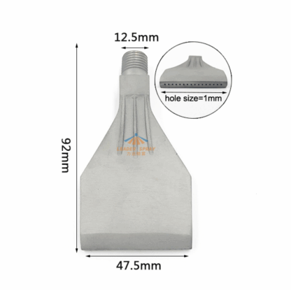 Stainless steel F air flat high impact strength leader spray blow offer compressor 1/4 male thread wind jet nozzle — изображение 4