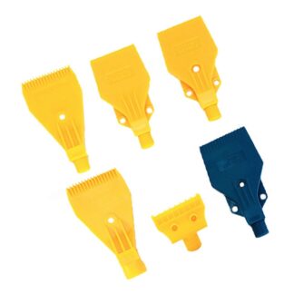 Plastic/PP compressor air nozzle 1/4 inch external/internal F 727-15 ABS blow off dust air water flat fan wind jet spray nozzle