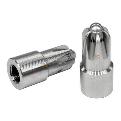 1/8, 1/4 inch round compressed air spray stainless steel aluminum alloy high impact air wind jet nozzle — изображение 2