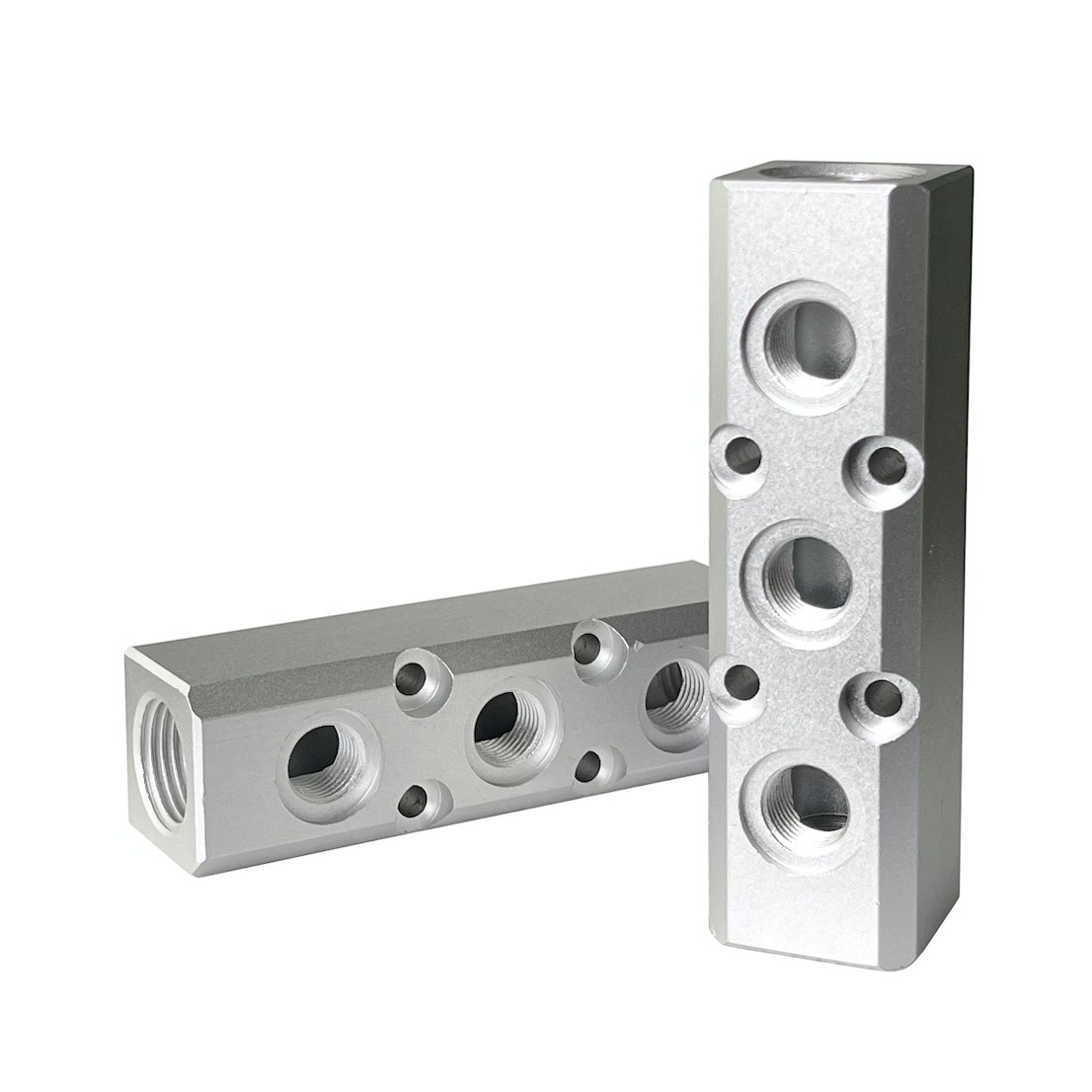 PCB Drying Wind jet air spray nozzle suit with universal coolant tube aluminum alloy base 2,3,4,5,6,7,8,9,10 multi-line distributor — изображение 5