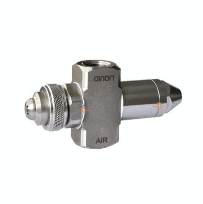 Anti drip self automatic control 1/4 inch stainless steel pressure/gravity siphon atomizing air fog spray nozzle — изображение 7