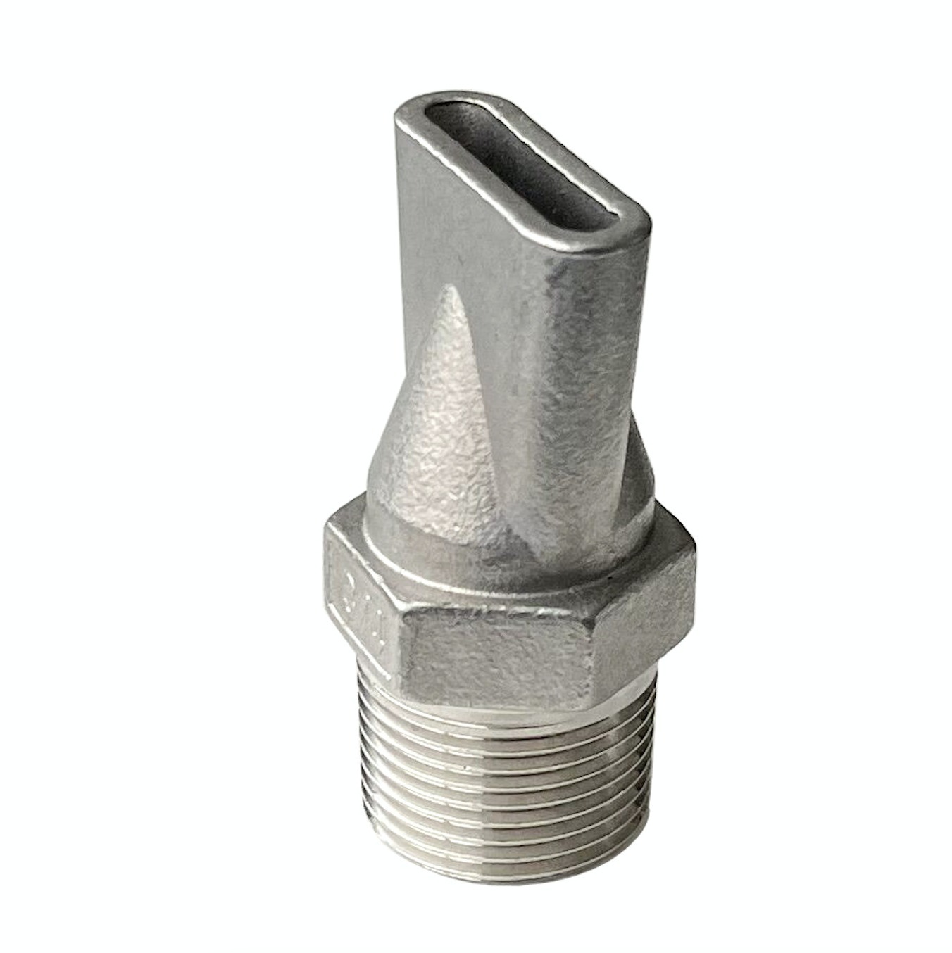 Duckbill Jet, Slip type Air Knife, 304 Stainless Steel External Thread Water Truck Nozzle, Cleaning Blowing Off Flat Fan Spraying — изображение 5