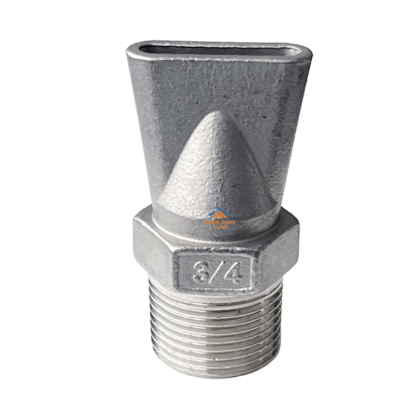 Duckbill Jet, Slip type Air Knife, 304 Stainless Steel External Thread Water Truck Nozzle, Cleaning Blowing Off Flat Fan Spraying — изображение 4